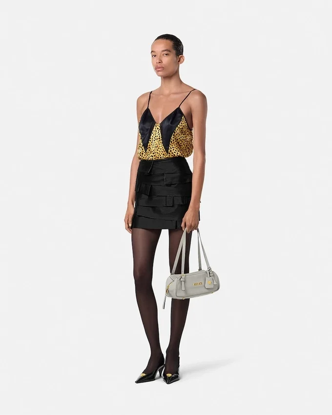Cheetah Allover Silk Slip Camisole Cheetah Allover Silk Slip Camisole