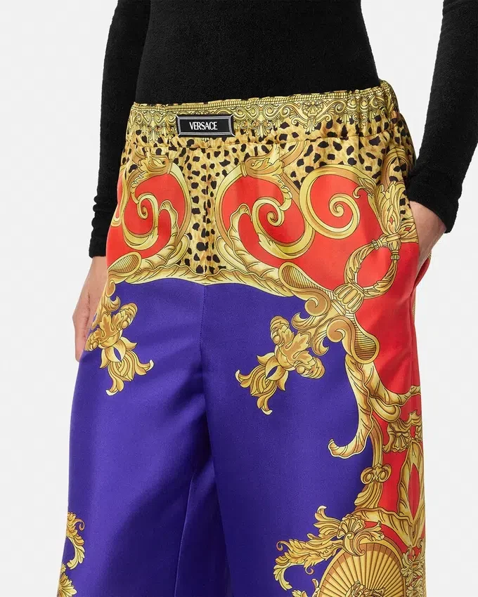 Cheetah Barocco Silk Pants Cheetah Barocco Silk Pants