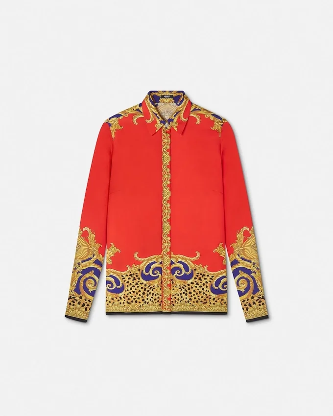 Cheetah Barocco Silk Shirt Cheetah Barocco Silk Shirt