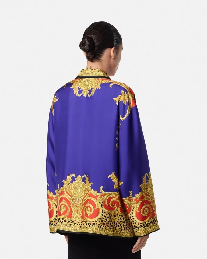 Cheetah Barocco Silk Shirt Cheetah Barocco Silk Shirt