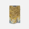 Cheetah Foulard Draped Midi Skirt Cheetah Foulard Draped Midi Skirt