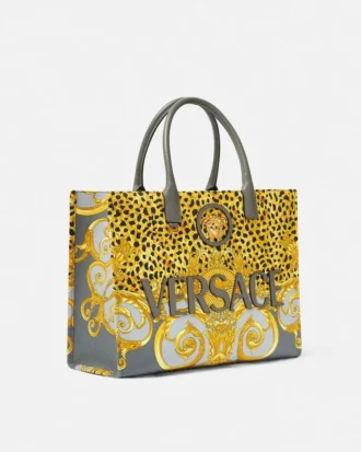 Cheetah Foulard La Medusa Large Tote Bag