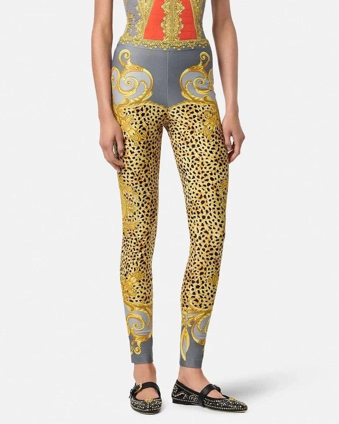 Cheetah Foulard Leggings Cheetah Foulard Leggings