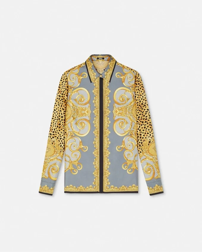 Cheetah Foulard Silk Shirt Cheetah Foulard Silk Shirt
