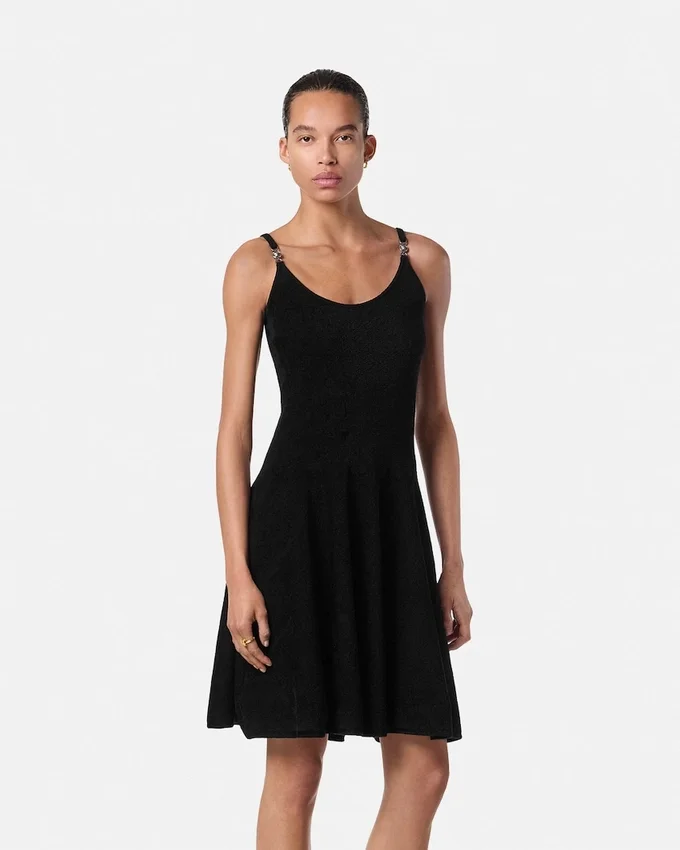 Chenille Flared Mini Dress Chenille Flared Mini Dress