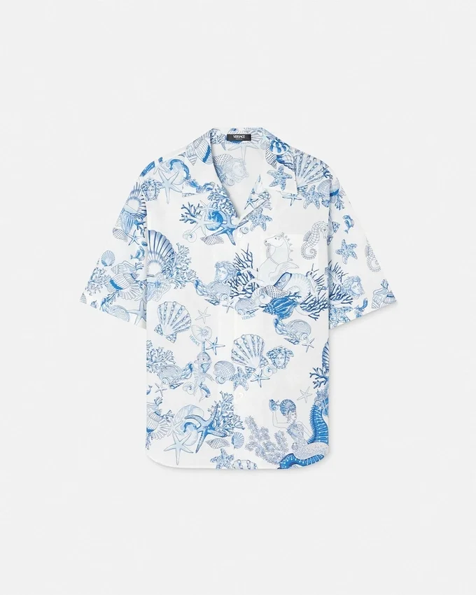 Coral Theatre Cotton Shirt Coral Theatre Cotton Shirt