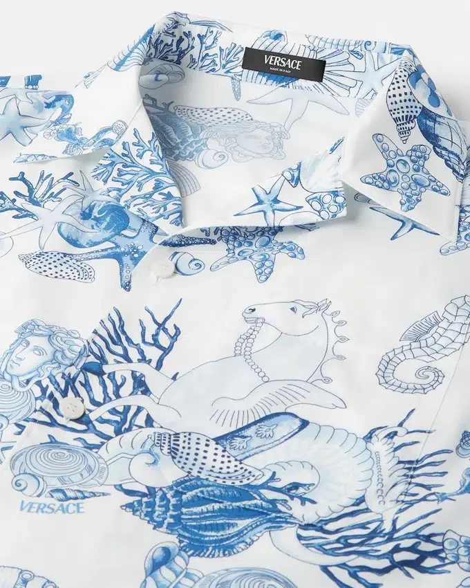 Coral Theatre Cotton Shirt Coral Theatre Cotton Shirt