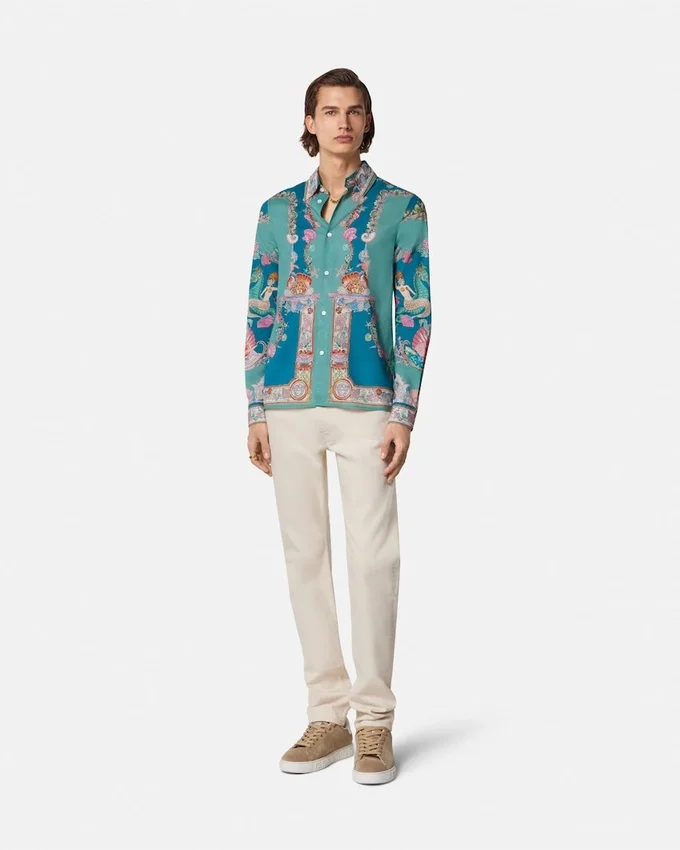 Coral Theatre Cotton Shirt Coral Theatre Cotton Shirt