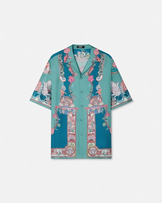 Coral Theatre Silk Shirt Coral Theatre Silk Shirt