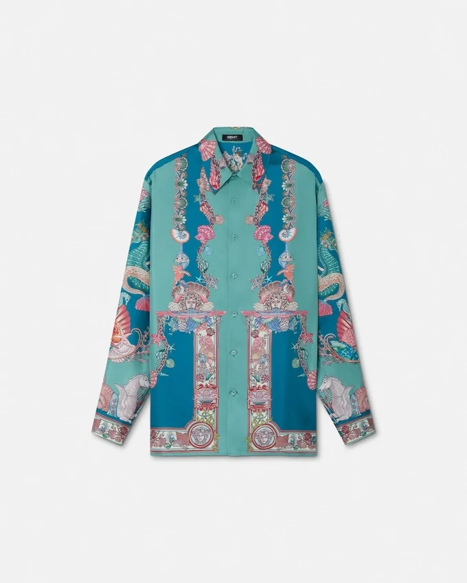 Coral Theatre Silk Shirt Coral Theatre Silk Shirt