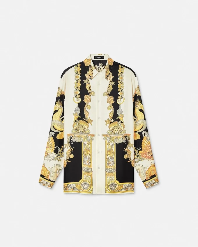 Coral Theatre Silk Shirt Coral Theatre Silk Shirt