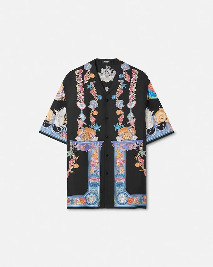 Coral Theatre Silk Shirt Coral Theatre Silk Shirt