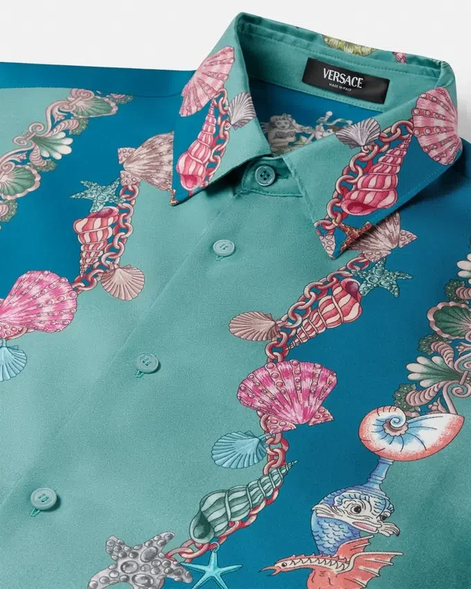 Coral Theatre Silk Shirt Coral Theatre Silk Shirt