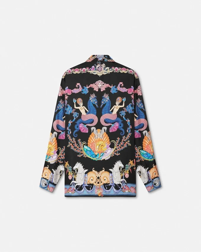 Coral Theatre Silk Shirt Coral Theatre Silk Shirt