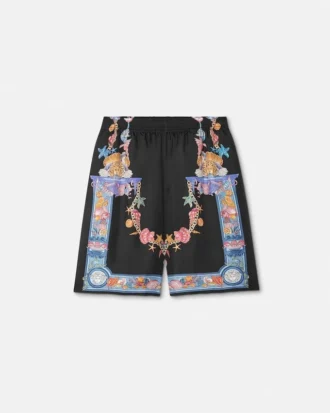 Coral Theatre Silk Shorts