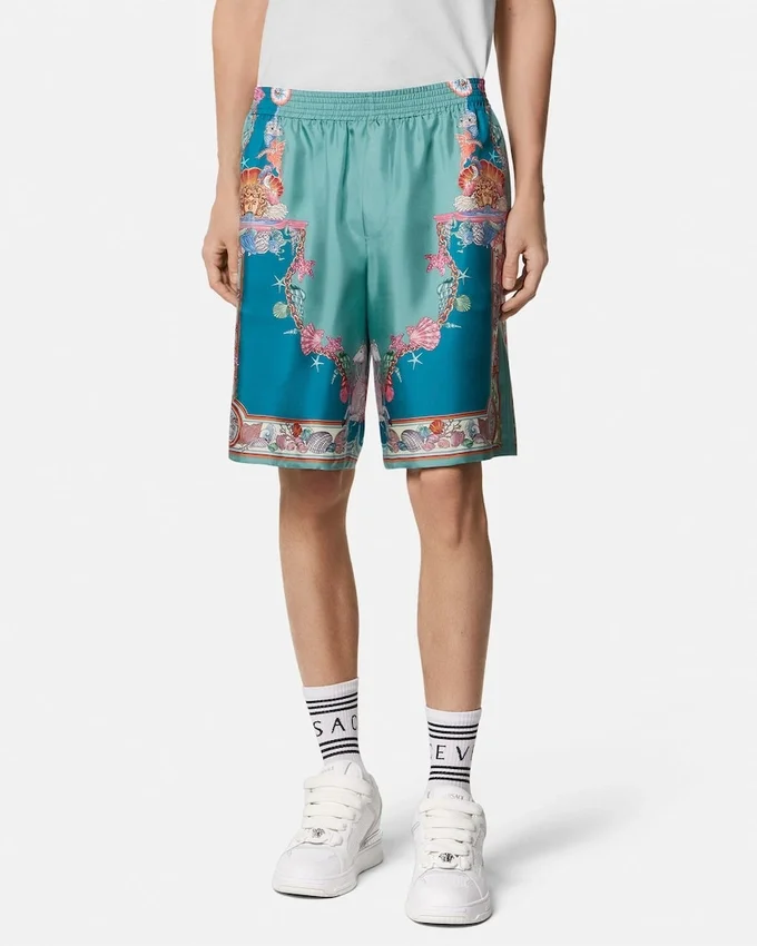 Coral Theatre Silk Shorts Coral Theatre Silk Shorts