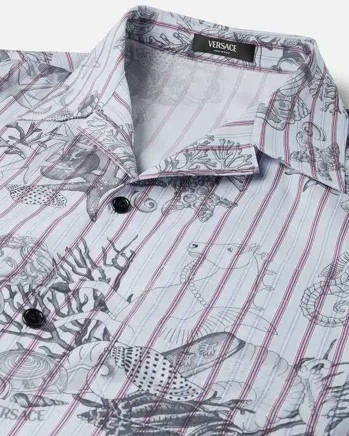 Coral Theatre Striped Shirt Coral Theatre Striped Shirt