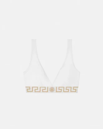 Cotton-Jersey Triangle Bralette