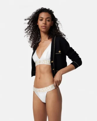 Cotton-Jersey Triangle Bralette
