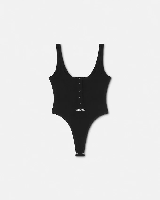 Cotton Ribbed Bodysuit Cotton Ribbed Bodysuit
