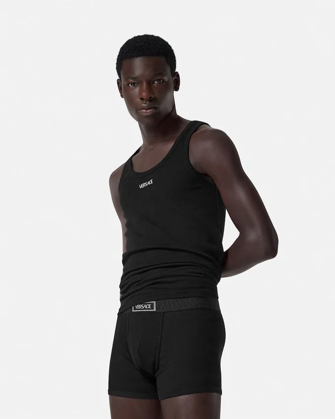 Cotton Ribbed Long Trunks Cotton Ribbed Long Trunks