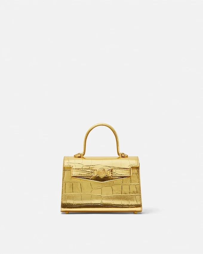 Croc-Effect Medusa ’95 Small Handbag Croc-Effect Medusa ’95 Small Handbag