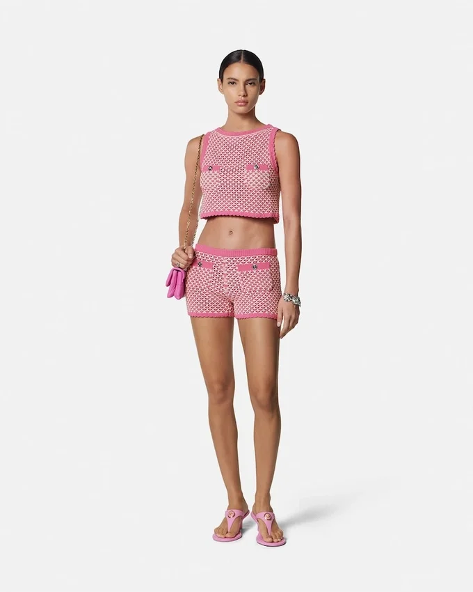 Crochet Boxy Knit Top Crochet Boxy Knit Top