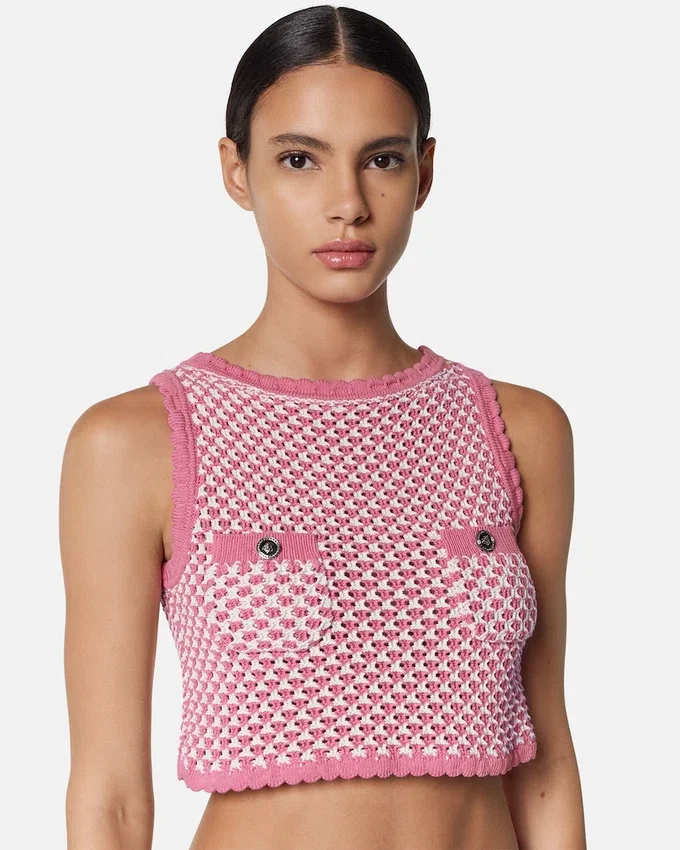 Crochet Boxy Knit Top Crochet Boxy Knit Top