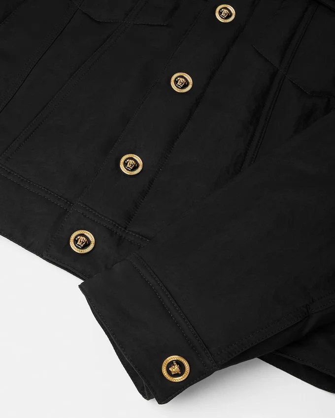 Crushed Nylon Satin Padded Jacket Crushed Nylon Satin Padded Jacket