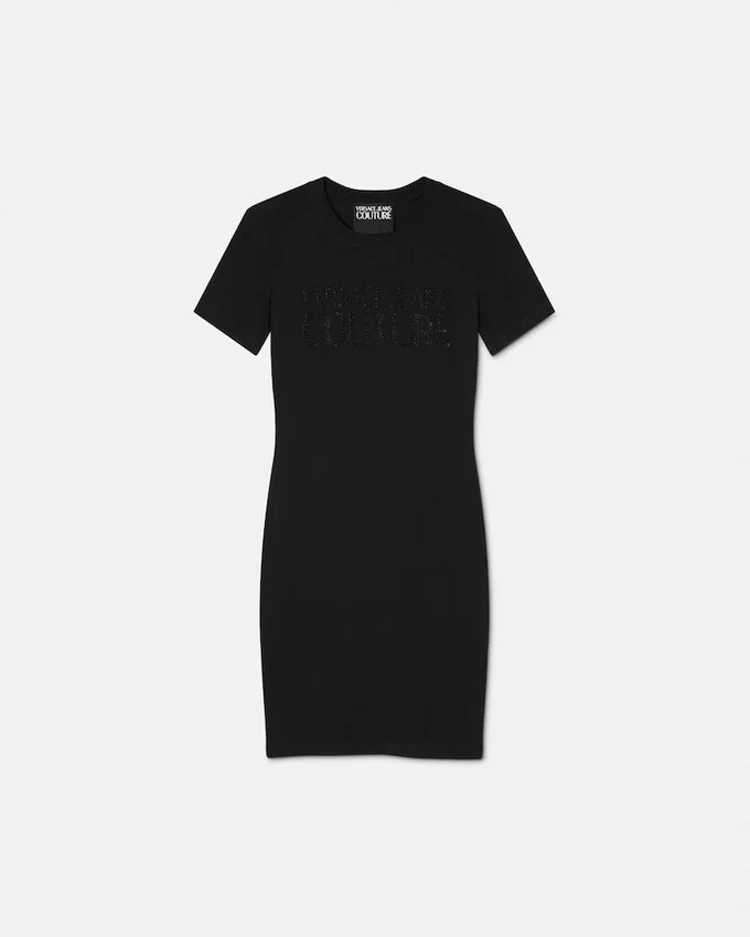 Crystal Institutional Logo T-Shirt Dress Crystal Institutional Logo T-Shirt Dress