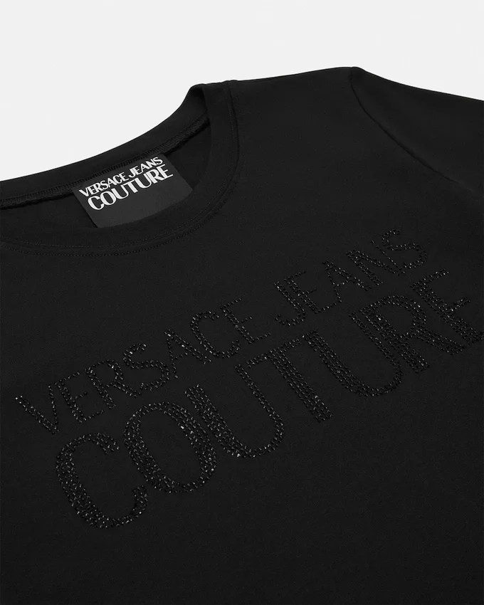 Crystal Institutional Logo T-Shirt Dress Crystal Institutional Logo T-Shirt Dress