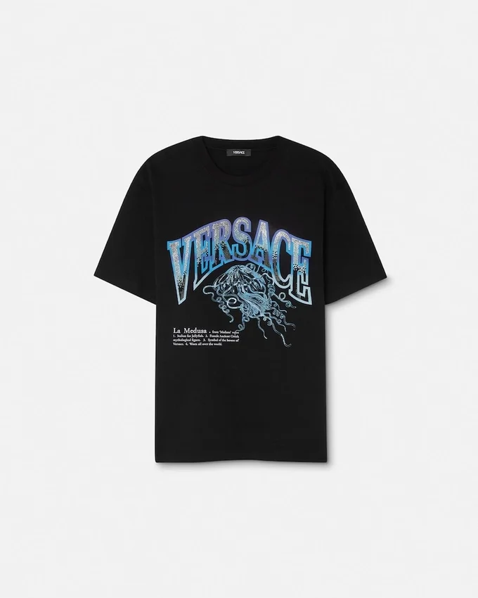 Crystal La Medusa Varsity T-Shirt Crystal La Medusa Varsity T-Shirt