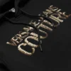 Crystal Logo Crop Hoodie