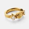 Crystal Medusa Star Ring