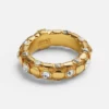 Crystal Metal Mesh Ring Crystal Metal Mesh Ring