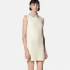 Crystal Satin A-Line Mini Dress Crystal Satin A-Line Mini Dress