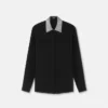 Crystal Silk Crépe Fitted Shirt Crystal Silk Crépe Fitted Shirt
