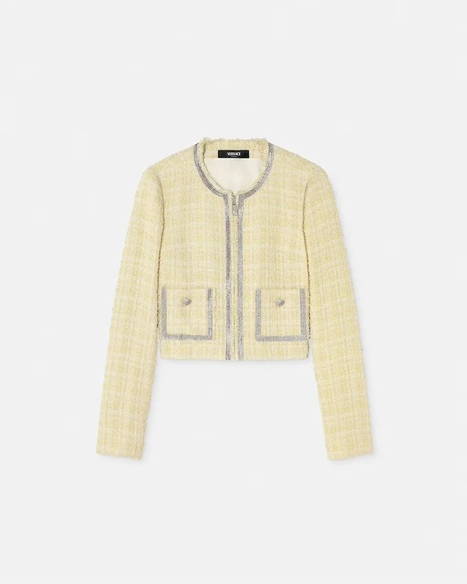 Crystal Tweed Cardigan Jacket Crystal Tweed Cardigan Jacket