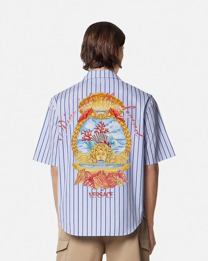 Dive In Crest Striped Shirt Dive In Crest Striped Shirt