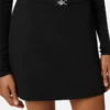 Double-Wool Crépe A-Line Mini Skirt