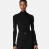 Double-Wool Crépe A-Line Mini Skirt
