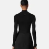 Double-Wool Crépe A-Line Mini Skirt