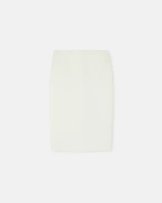 Double-Wool Crépe Pencil Skirt