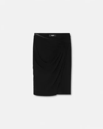 Draped Midi Skirt