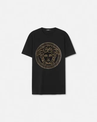 Embellished Cotton-Jersey T-Shirt