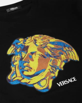 Embellished Cotton-Jersey T-Shirt