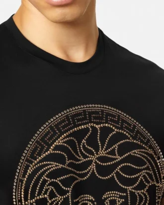 Embellished Cotton-Jersey T-Shirt