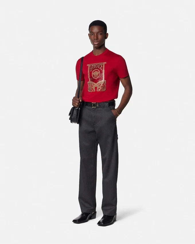 Embellished Cotton-Jersey T-Shirt Embellished Cotton-Jersey T-Shirt