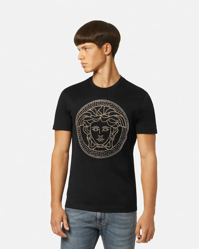 Embellished Cotton-Jersey T-Shirt Embellished Cotton-Jersey T-Shirt
