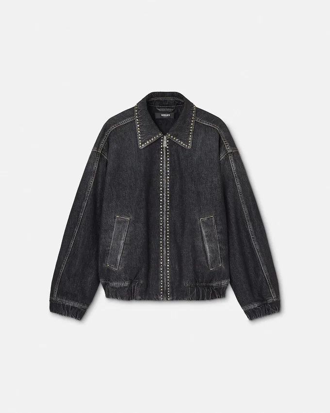 Embellished Denim Blouson Embellished Denim Blouson